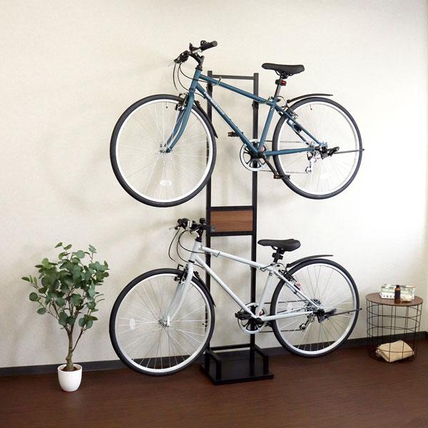 自転車スタンド 2台用 Lex レック 室内保管用 サイクルスタンド