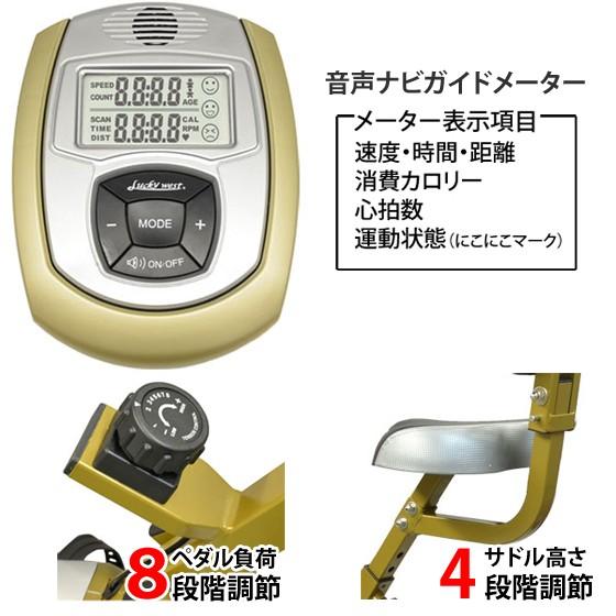 パルトレピュアバイク 自走式エアロバイク 音声ガイダンス付 有酸素