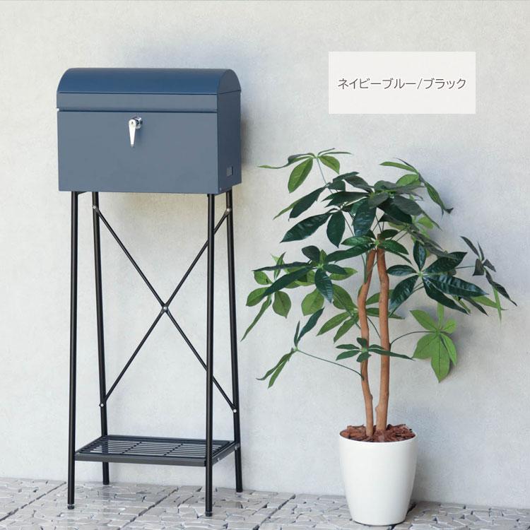 MJ PT OG　スタンドポスト　郵便ポスト　ブルー seikatsusouzouya_24000243-1