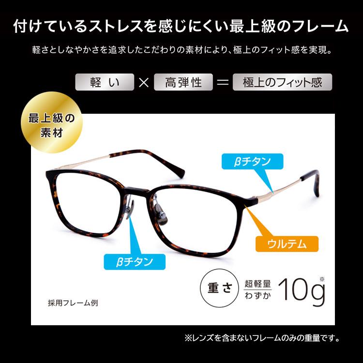 累進多焦点レンズ ミエルPro 老眼鏡 シニアグラス おしゃれ メンズ