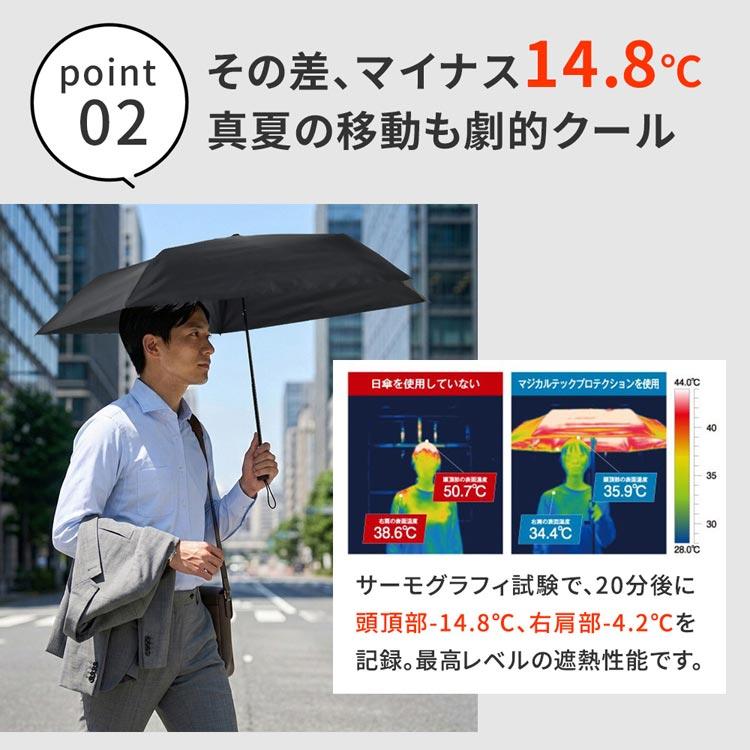 軽量 折りたたみ傘 二重カ−ボン骨 晴雨兼用 男女兼用 55cm MMTTW55