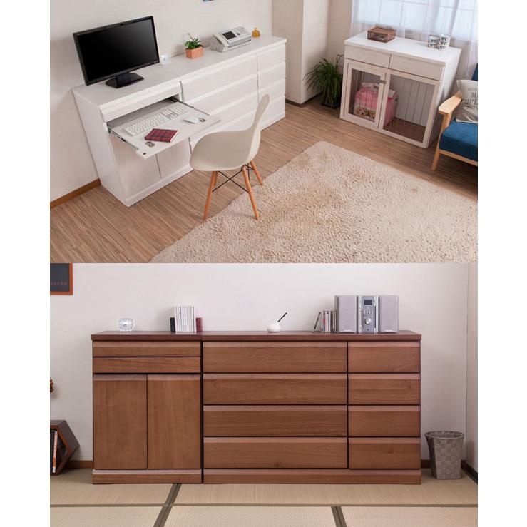 パソコンデスク 日本製 天然木桐材 PCデスク 幅60cm 完成品