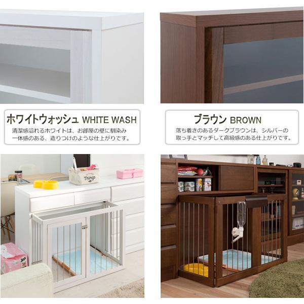 ペットケージ 幅90.5cm 天然木桐 折りたたみ式 日本製 家具一 ペットケージ 幅90.5cm 天然木桐 折りたたみ式 日本製 家具一