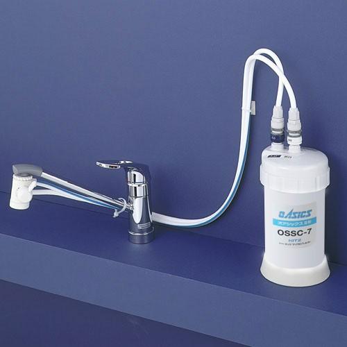 キッツマイクロフィルター 水道の栓直結型浄水器 オアシックスEV OSS-T7 キッチン、日用品、文具-浄水器、整水器-蛇口用浄水器