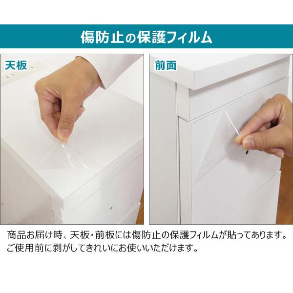 スリムワゴン 幅25cm すきま収納 キッチン収納 洗面所収納 2口 
