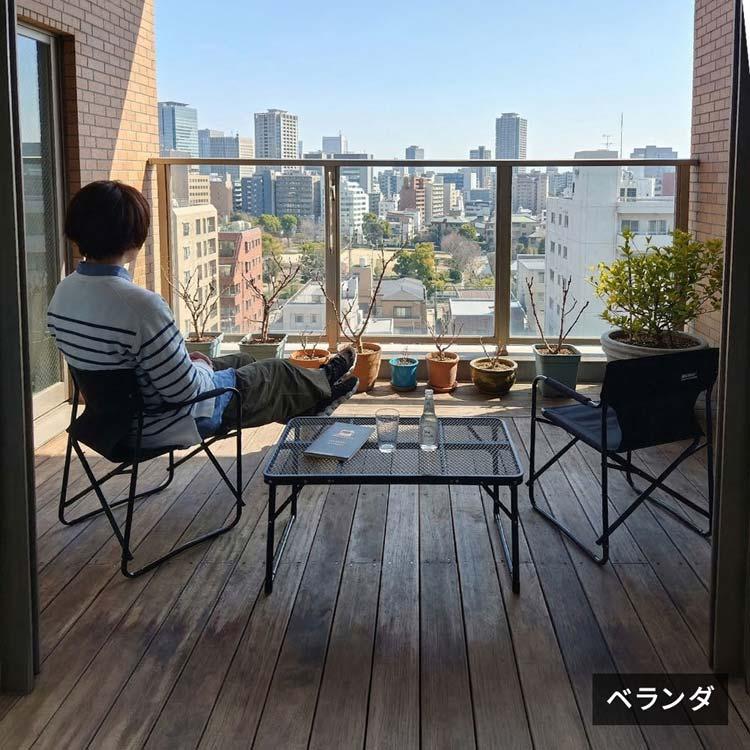 ミドルディレクターチェア 4脚セット 折りたたみ 椅子 肘掛け付