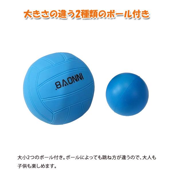 どこ跳ねピンポン ネット仕様卓球台 ラケットボール付 室内遊戯 TAN