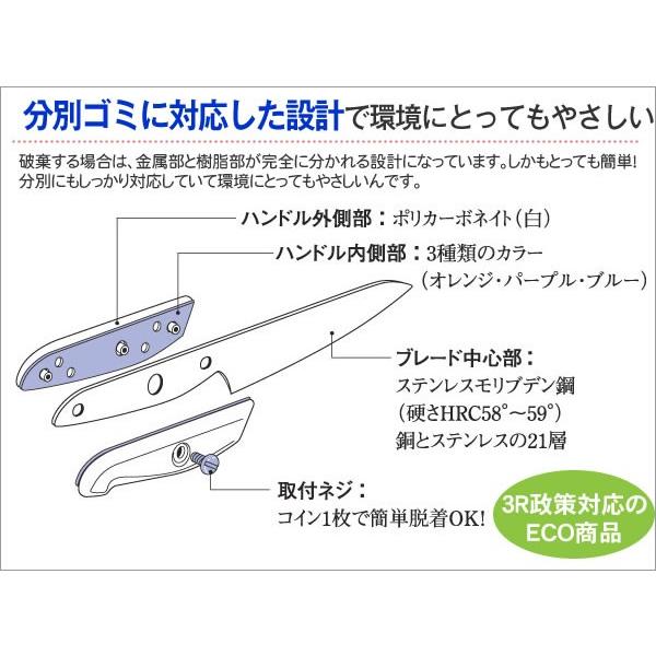 トギノン エコフレンドリー 替刃包丁 【万能包丁 B-170】 : 1147