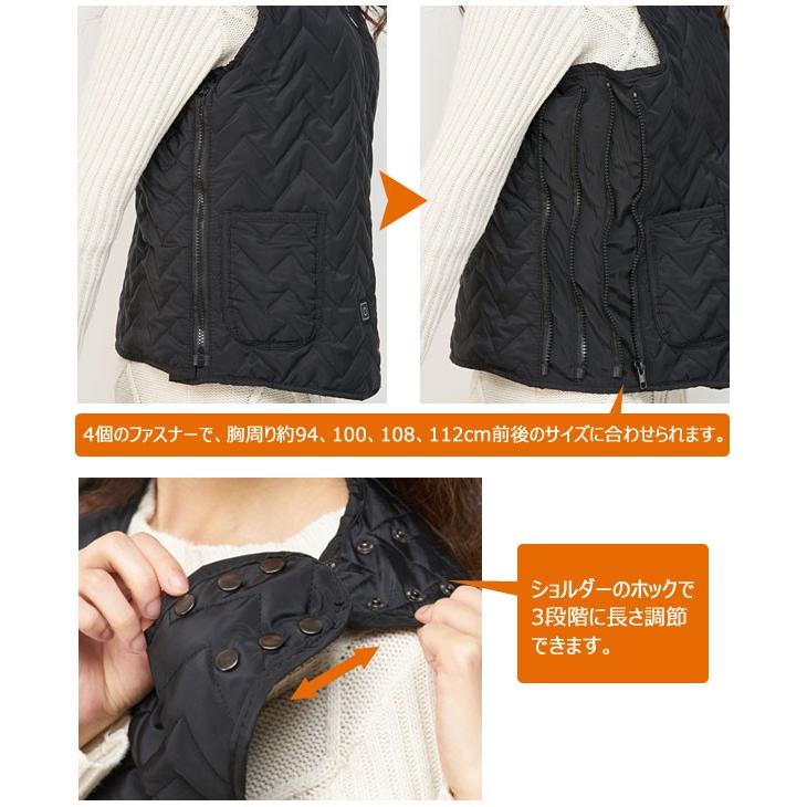 ヒーター内蔵ベスト ウォームフィットベスト 適合身長140cm 190cm 屋外暖房 アウトドア服 1147こだわる通販ストア 通販 Paypayモール
