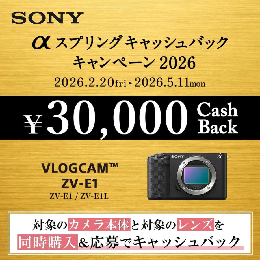 ソニー　SONY　ミラーレス一眼カメラ　VLOGCAM ZV-E1L W ズームレンズキット ホワイト_1