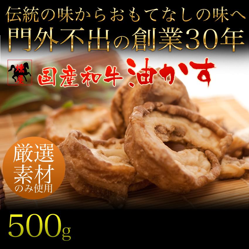 オーストラリア産牛 あぶらかす ５００g ブロック 油かす 人気の定番