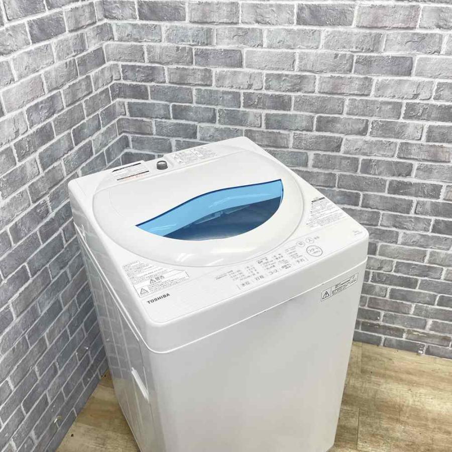 洗濯機 5.0kg 東芝 TOSHIBA AW-5G5 W 全自動 2017年製 縦型 中古