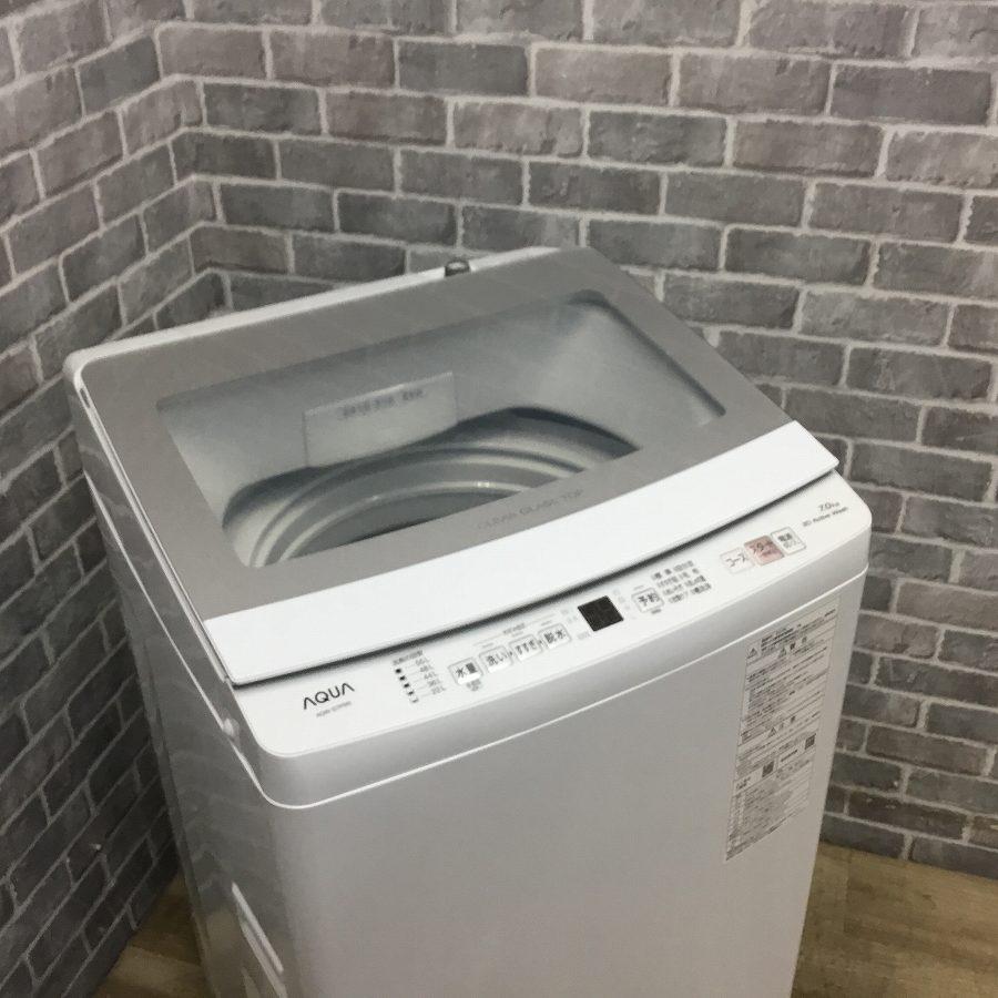 【アウトレット洗濯機入荷しました!】AQUA　AQW-S7P　2024　　J-0733 アウトレット洗濯機入荷しました!】AQUA AQW-S7P 2024 J-0733