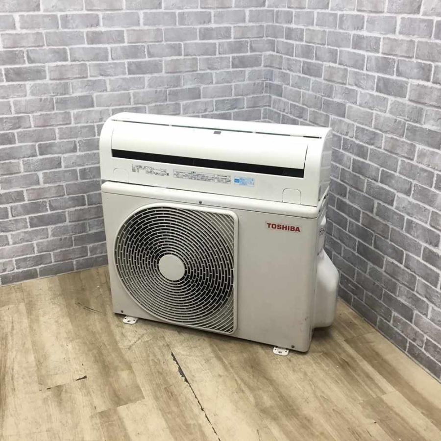 □2017年製 東芝ルームエアコン RAS-C255RT(W) □8畳程度