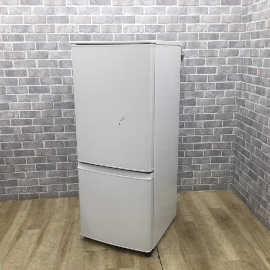 三菱電気 冷蔵庫 2ドア 146L 右開き MR-P15H-W 2023年製 中古 : 87023 