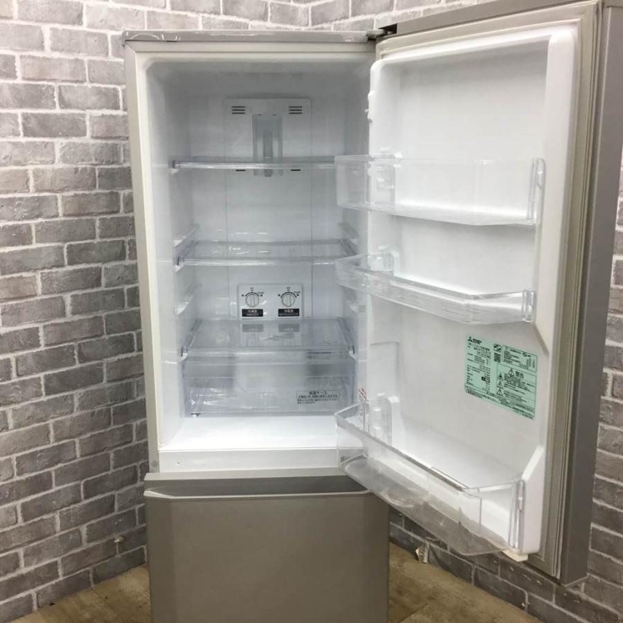 三菱電機 冷蔵庫 2ドア 168L 右開き MR-P17Z-S1 2016年製 中古 : 87169 