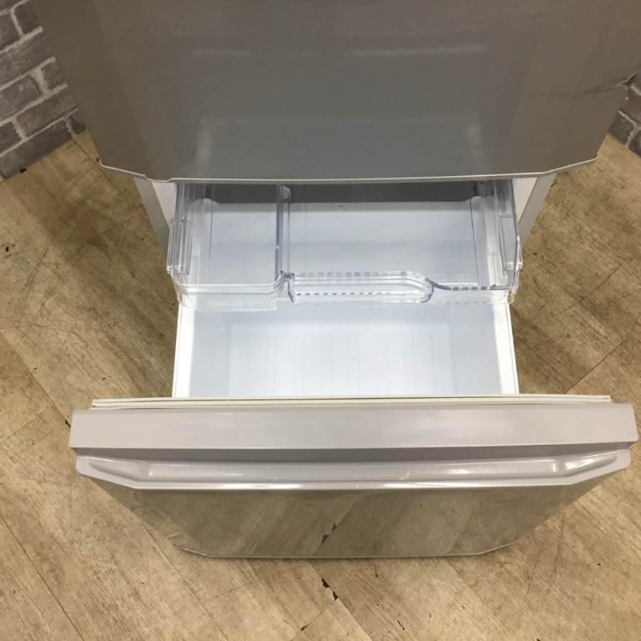 三菱電機 冷蔵庫 2ドア 168L 右開き MR-P17Z-S1 2016年製 中古 : 87169 