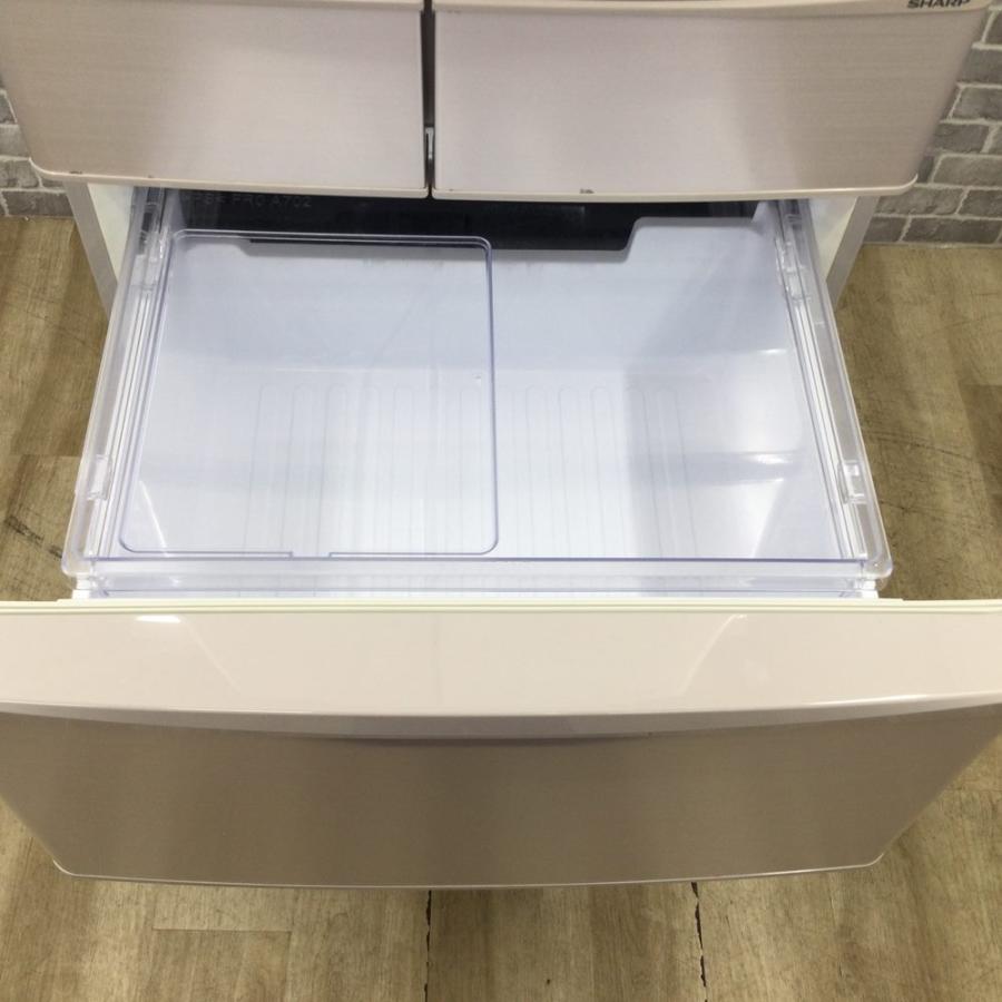 シャープ 冷蔵庫 6ドア 440L フレンチドア SJ-XF44A-C 2015年製 中古 