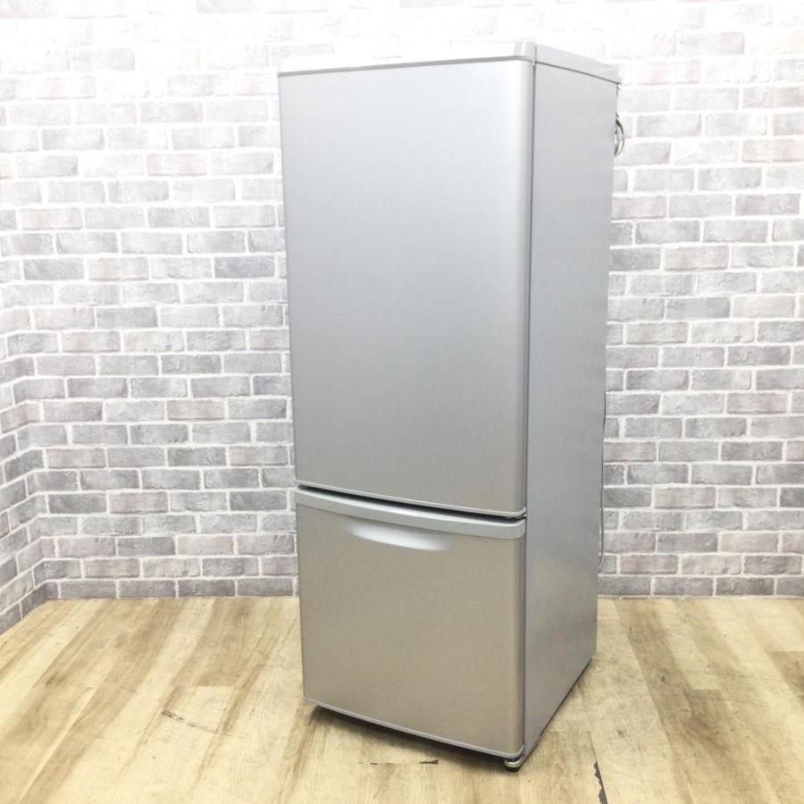 パナソニック 冷蔵庫 2ドア 168L 右開き NR-B179W-S 2017年製 中古  