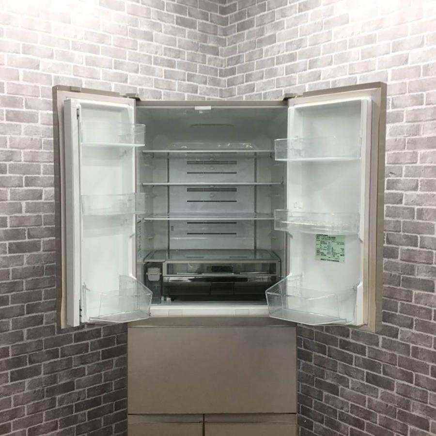 6ドア冷蔵庫 TOSHIBA GR-K510FD 2017年製 509L