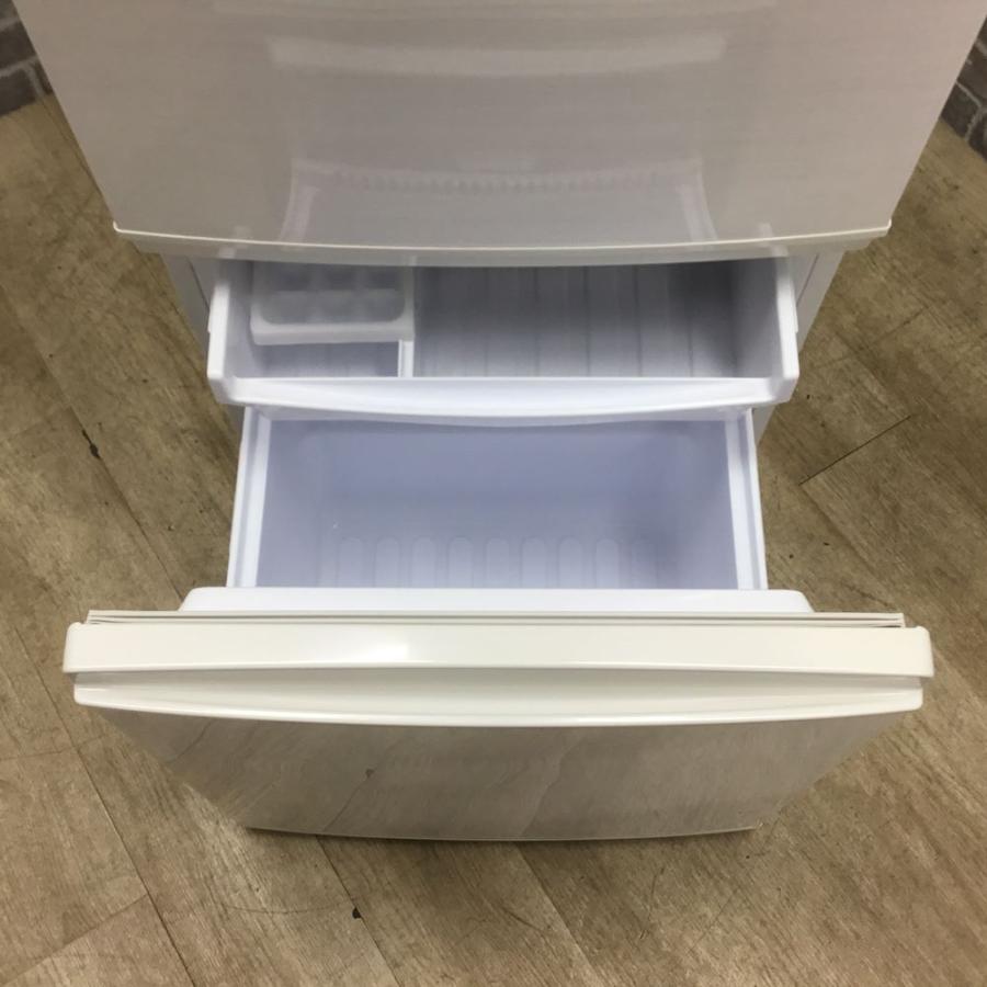 シャープ 冷蔵庫 2ドア 137L つけかえどっちもドア SJ-D14C-W 2017年製  