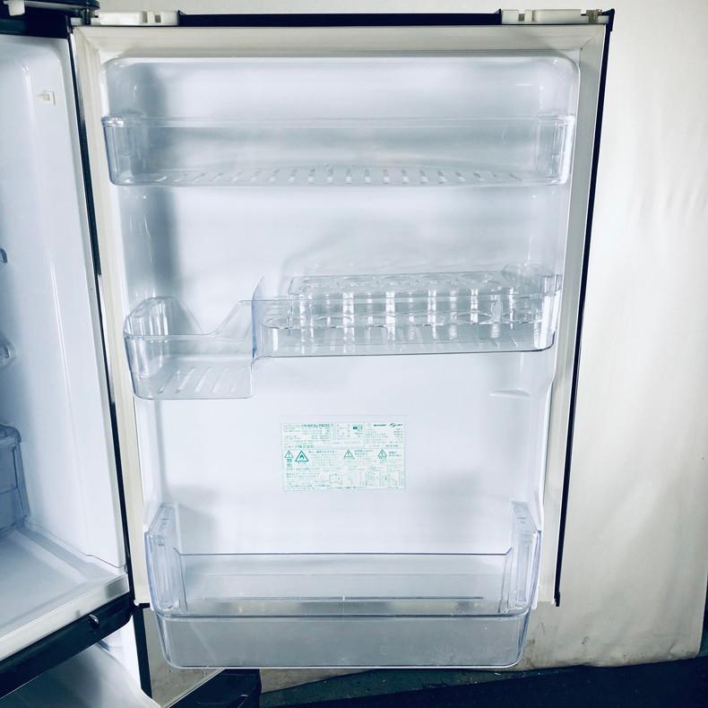 冷蔵庫 中古 シャープ SHARP SJ-PW35C-T 2016年製 3ドア 350L ブラウン  