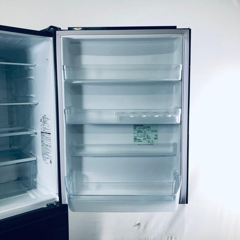 東芝 冷蔵庫 3ドア GR-H38SXV 2016年製