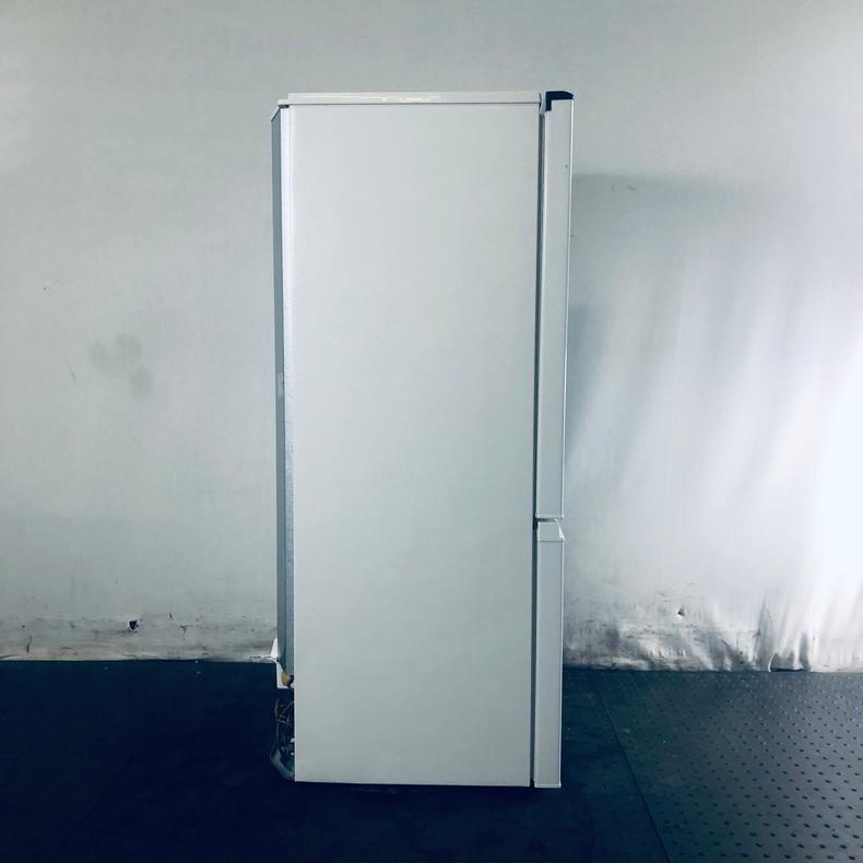 【中古】 アクア AQUA 冷蔵庫 一人暮らし 2019年製 2ドア 184L ホワイト ファン式 右開き AQR-BK18H(W