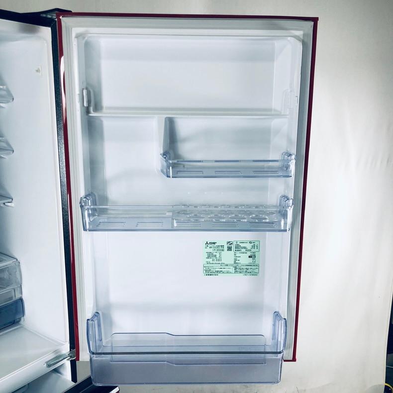 引取限定】三菱 MR-CX37C-BR 冷蔵庫 365L 2018年 中古品【小倉南区葛原東】