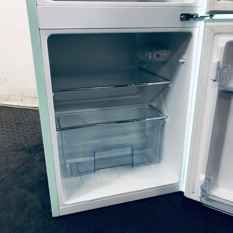 冷蔵庫 中古 エスキュービズム S-cubism ARD-90LG 2018年製 2ドア 85L 