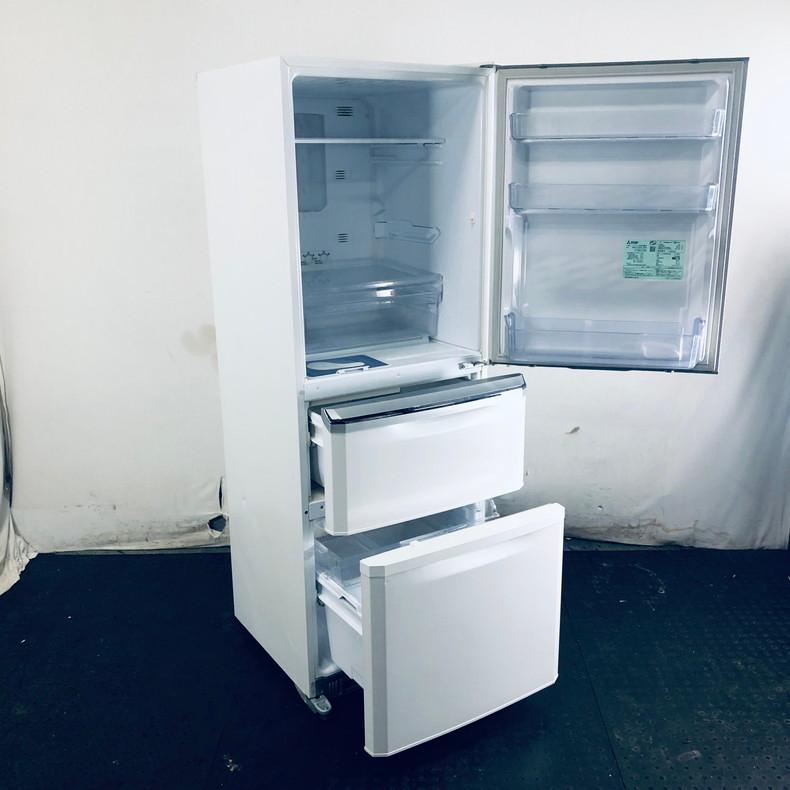 MITSUBISHI MR-C34A-W 冷蔵庫 335L 2017年製 三菱 冷蔵庫 中古 MITSUBISHI MR-C34A-W 2017年製 3ドア 335L