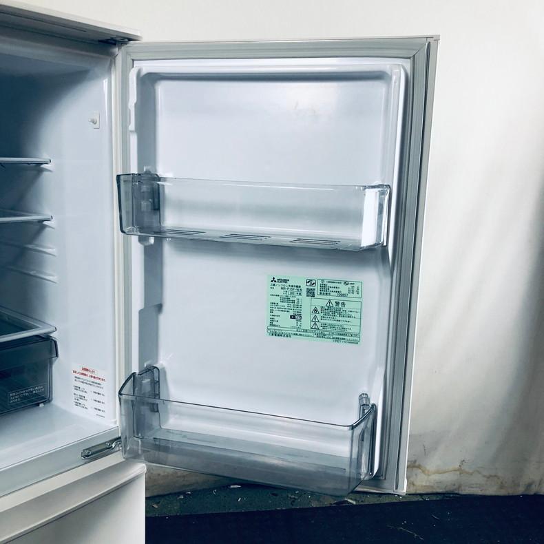 三菱 冷蔵庫 中古 MITSUBISHI MR-P15F-W 2021年製 2ドア 146L ホワイト