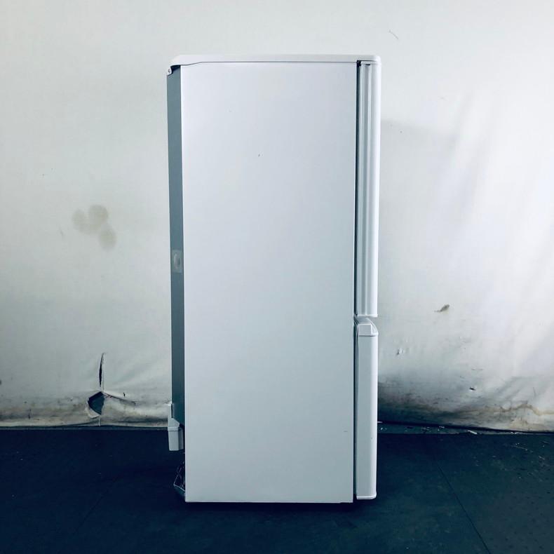 ID:rc12838 三菱 MITSUBISHI 冷蔵庫 一人暮らし 中古 2021年製 2ドア 146L ホワイト ファン式 右開き MR-P15F-W  【リユース品：状態B】【送料無料】【設置費用無料】 三菱 冷蔵庫 中古 MITSUBISHI MR-P15F-W 2021年製 2ドア 146L ホワイト