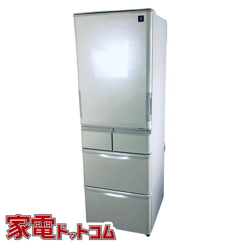 シャープ SJ-W411E-N 冷蔵庫 412L/どっちもドア 5ドア シャンパンゴールド 2019年製 SHARP 中古家電 店頭引取歓迎 R5297) SHARP（シャープ） 冷蔵庫 中古 SHARP SJ-W411E-N 2019年製 5ドア 412L