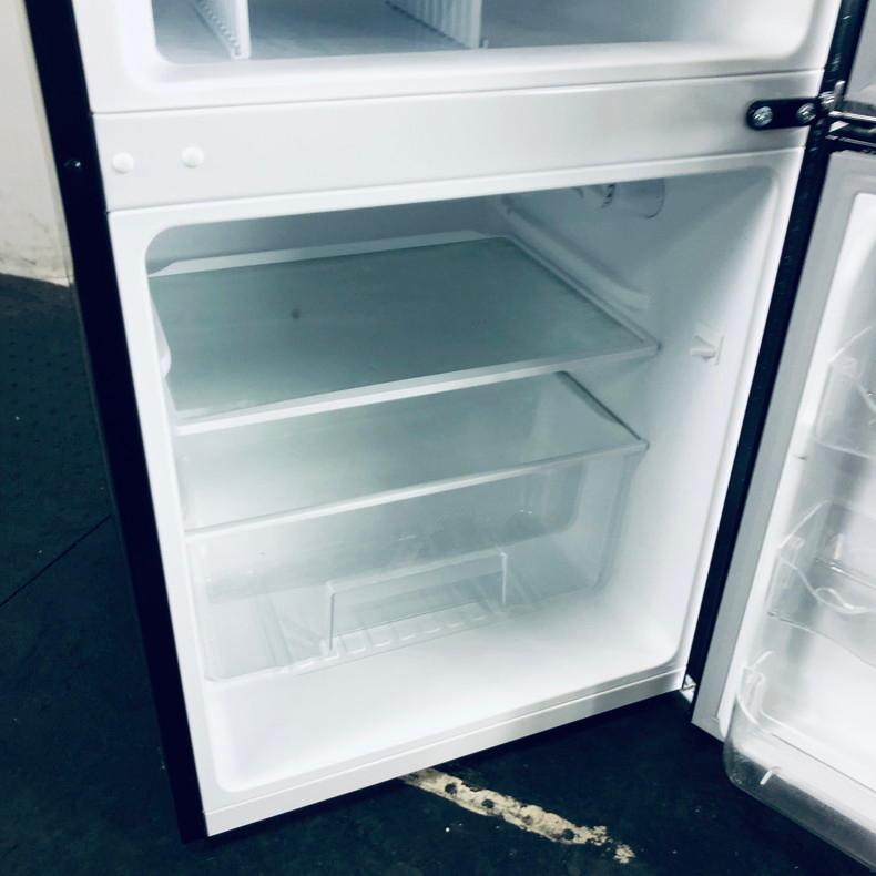 エスキュービズム 2ドア冷蔵庫 WR-2090BK 2017年製