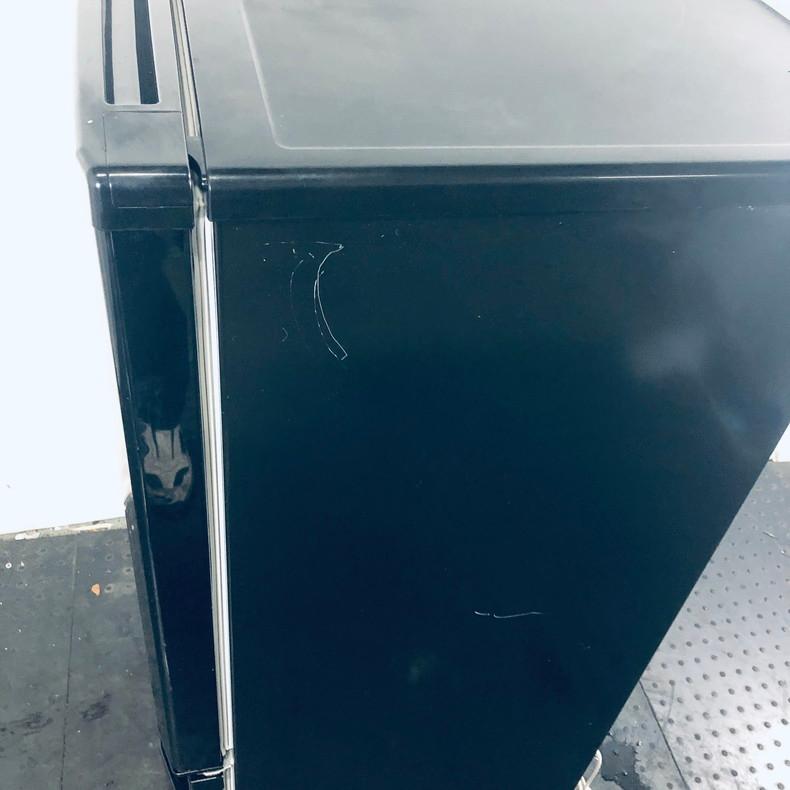 【中古】 三菱 MITSUBISHI 冷蔵庫 一人暮らし 2018年製 2ドア 146L ブラック ファン式 右開き MR-P15C-B