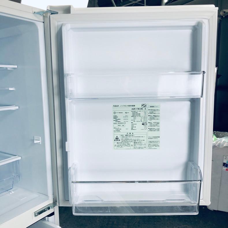 RKGRE-274】特価！アクア/AQUA/168L 2ドア冷凍冷蔵庫/AQR-17M(R)/中古