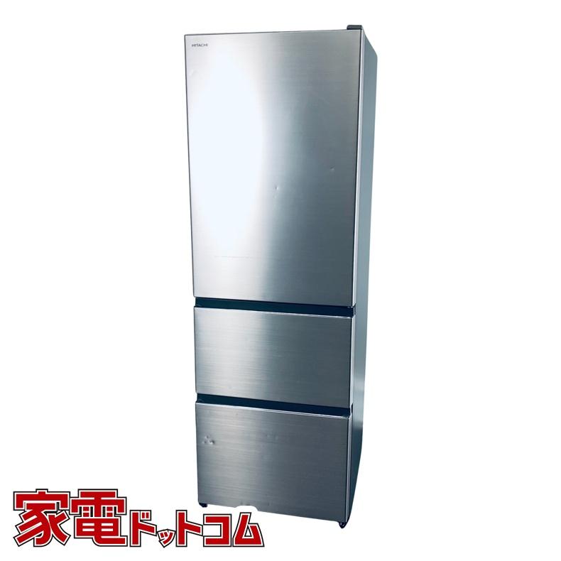 日立（HITACHI） 冷蔵庫 中古 HITACHI R-V38KV(N) 2019年製 3ドア 375L