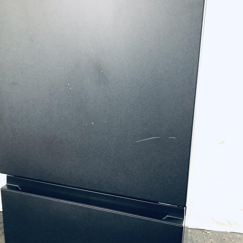 冷蔵庫 中古 パナソニック Panasonic NR-B18C1-K 2024年製 2ドア 180L ブラック ファン式 右開き 一人暮らし 大きめの画像