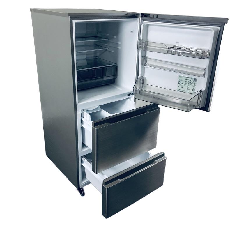 冷蔵庫 中古 AQUA AQR-26R2(N) 2025年製 3ドア 262L シルバー ファン式