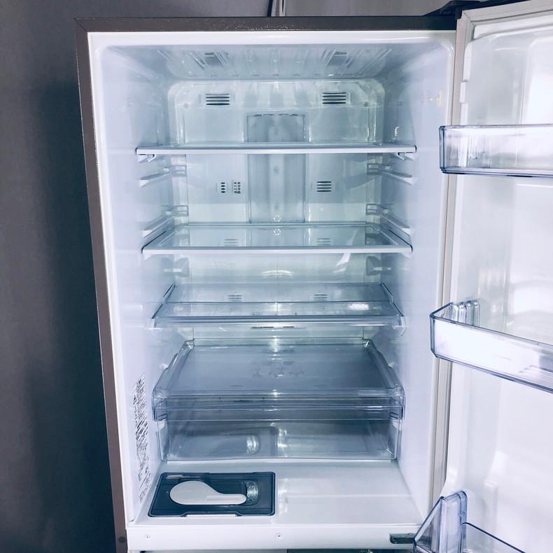 三菱 3ドア冷蔵庫 2017年製 MR-C37A-P