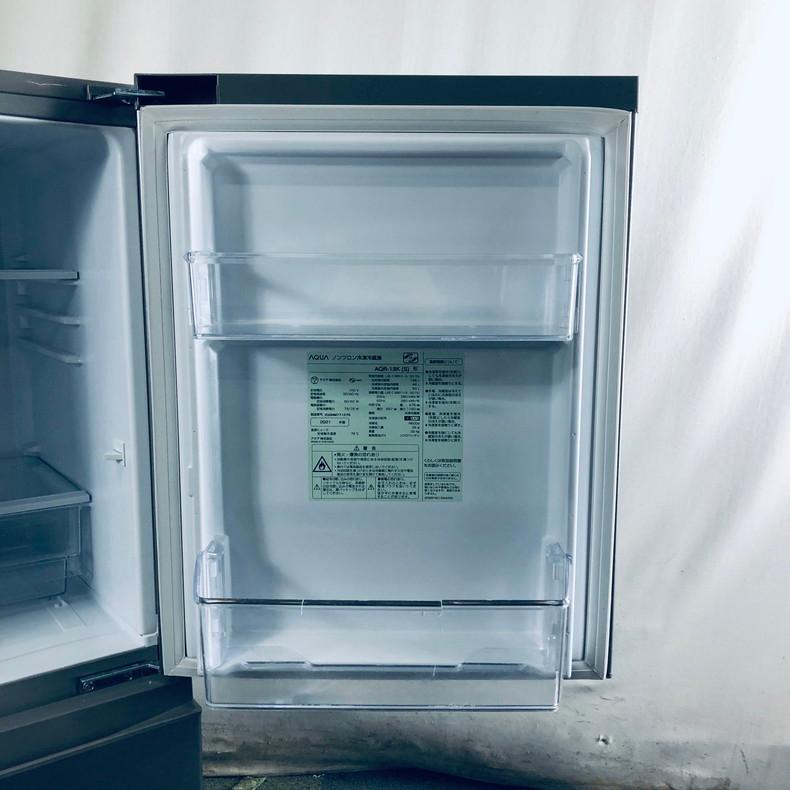 2021年製 126L 冷蔵庫 一人暮らし AQUA【地域限定配送無料】 AQUA シルバー 一人暮らし 2ドア冷凍冷蔵庫126L AQUA 126L 2ドア
