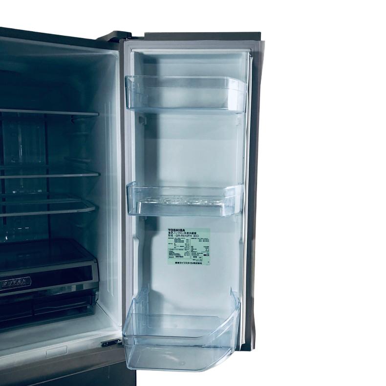 TOSHIBA（東芝） 冷蔵庫 中古 TOSHIBA GR-R510FH(EC) 2019年製 6ドア