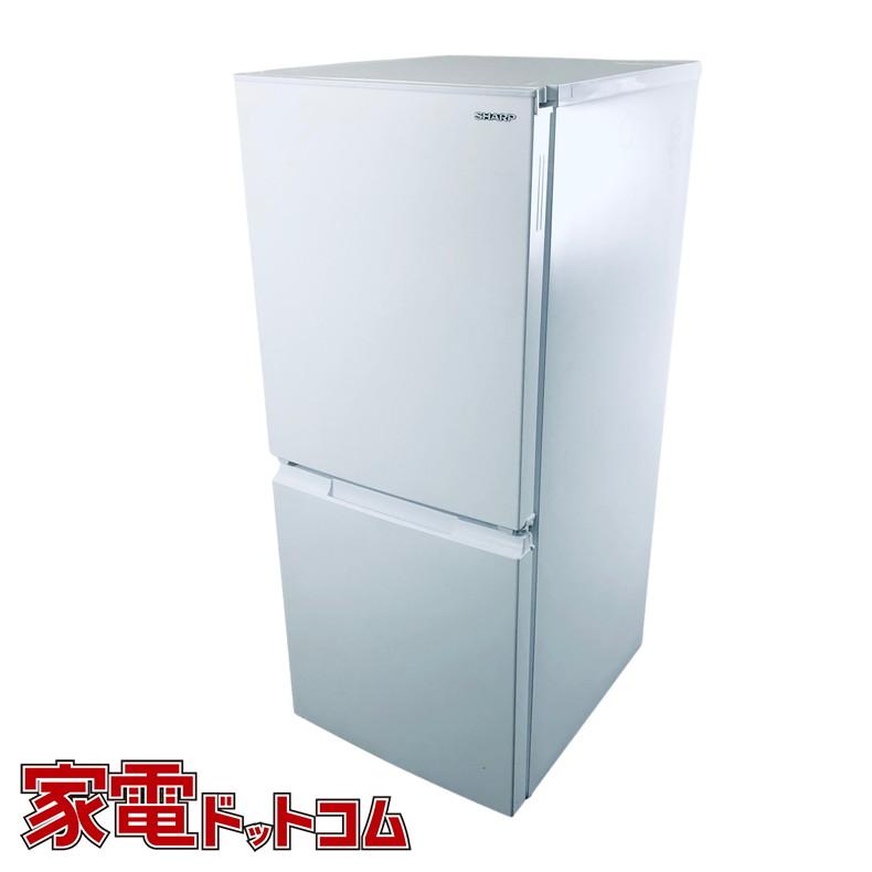 【美品】シャープ 冷蔵庫 SJ-D15J 152L 2023年製 ホワイト シャープ SJ-D15J 冷蔵庫 (どっちもドア・152L) マットホワイト