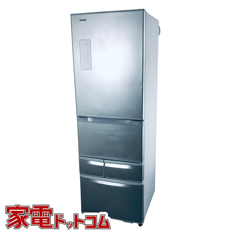 TOSHIBA 410L 冷凍冷蔵庫 GR-417G(S) 2018年製 中古 TOSHIBA（東芝） 冷蔵庫 中古 TOSHIBA GR-417G(S) 2018年製 5ドア 410L