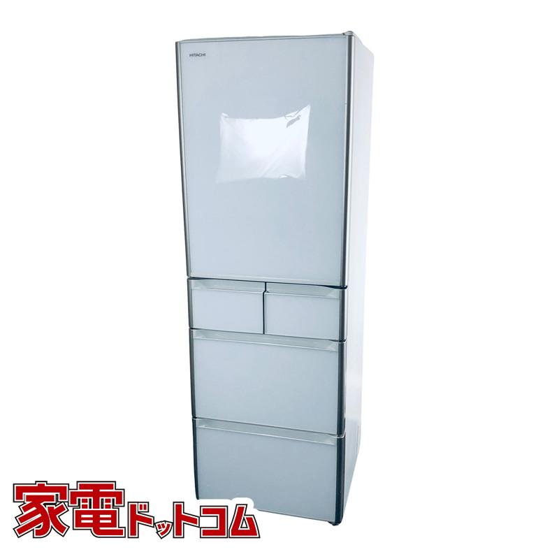 日立 冷蔵庫 5ドア 401L 右開き R-S40J(XW) ファミリー冷蔵庫 日立（HITACHI） 冷蔵庫 中古 HITACHI R-S40J(XW) 2018年製 5ドア 401L 冷蔵庫・冷凍庫