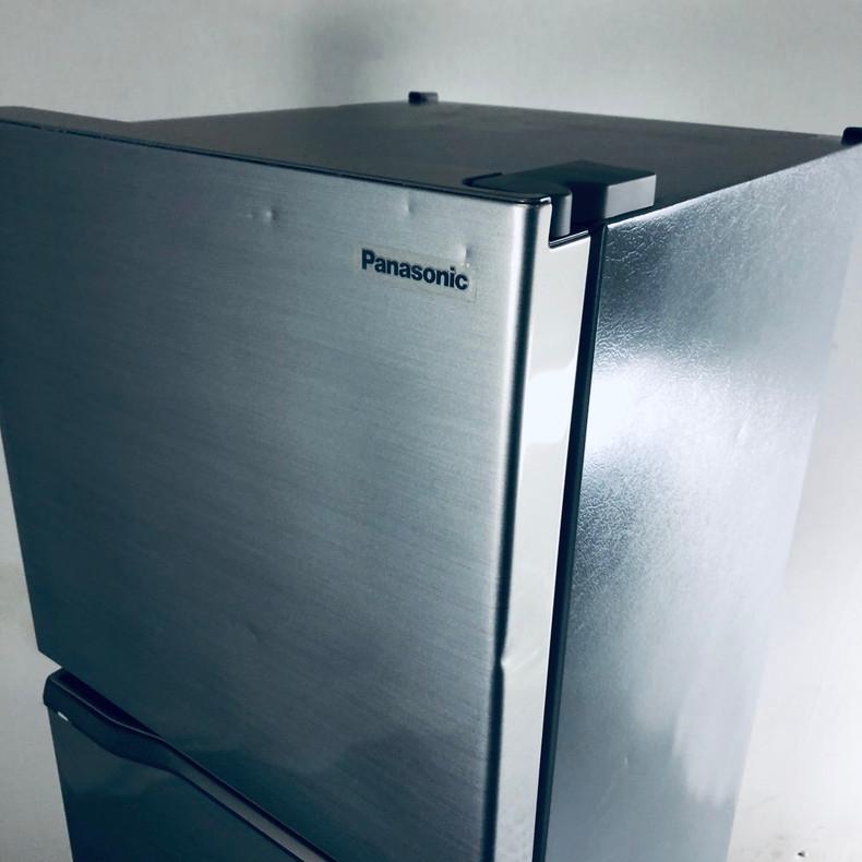 【中古】 【自社配送エリア内限定】パナソニック Panasonic 冷蔵庫 一人暮らし 2019年製 2ドア 248L シルバー 直冷式 右開き  NR-B250T-SS