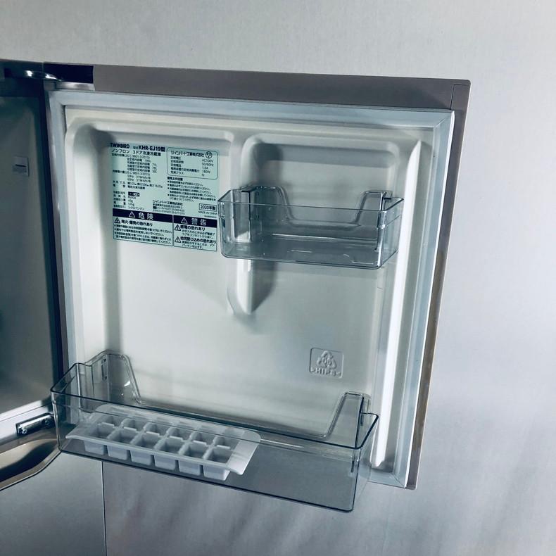 ツインバード 冷蔵庫 KHR-EJ19CB 199L 中古品 2020年製