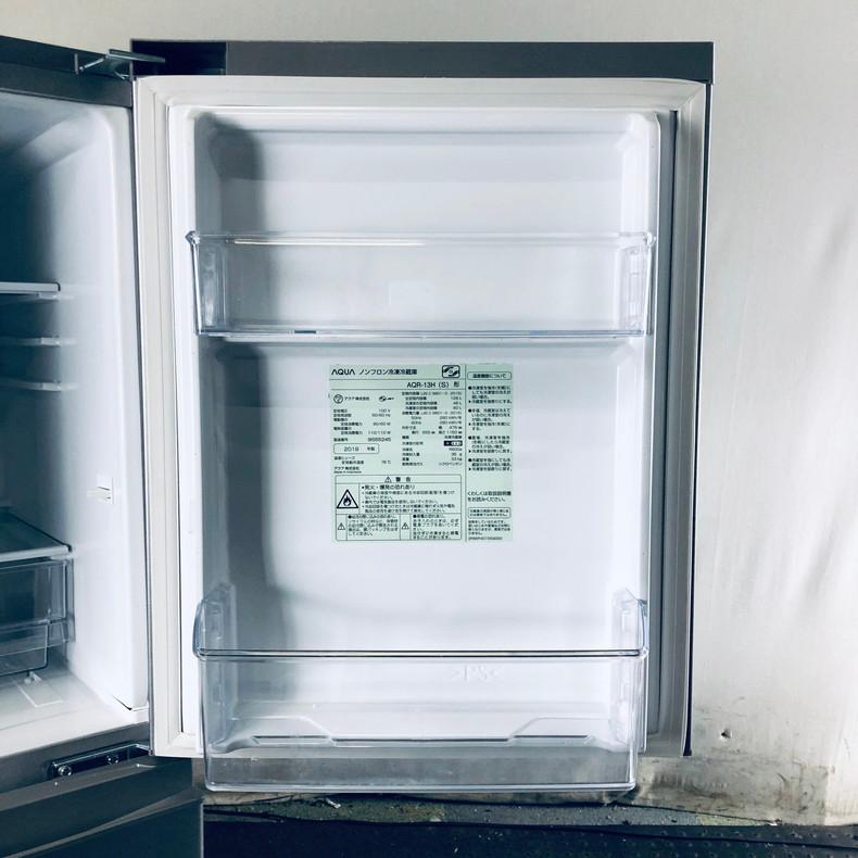 2020年製☆AQUA 126L 冷蔵庫【AQR-E13J-W】EQ00 年式 126L