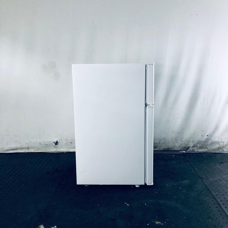 中古】 アマダナ 冷蔵庫 一人暮らし 2017年製 2ドア 86L ホワイト 直冷 